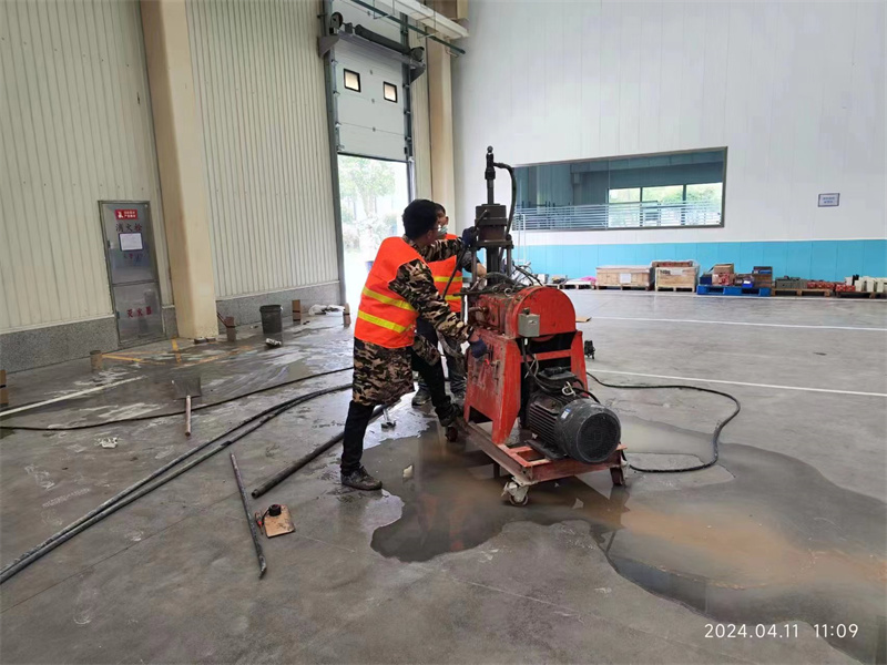 元谋厂房地面下沉塌陷注浆加固施工